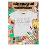 Dijital Baskılı Ürünler Isim Yazabileceğiniz Çocuklar Için Tişört Boyama Seti Full Set
