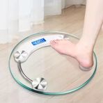 Dijital Baskül Banyo Oval Cam Tartı Temperli Cam 180 Kg Kapasiteli