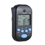 Dijital Beat Tempo Metronom LCD Ekranında Hafif ve Küçük Mini Profesyonel Klip, Keman Gitar Bas Müziği Enstrümanı Siyah