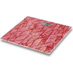 Dijital Cam Baskül, Kırmızı, Sağlıklı ve Şık Ölçüm Aleti - Açık Gri