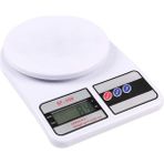 Dijital Ekranlı Hassas Terazi 10 kg Kapasiteli LCD Ekranlı Mutfak Tartısı Ölçüm Cihazı