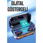 Dijital Göstergeli Bluetooth Bağlantılı Kulaklık Dokunmatik Kontrol Nemere - Renkli - 1