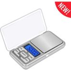 Dijital Hassas Elektronik Cep Tartısı 200G / 0.01G, Mutfak ve Takı Ölçüm - Altın - Gri