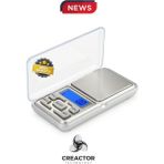 Dijital Hassas Elektronik Cep Terazisi, 200G/0.1G, Hafif ve Kullanışlı Tartı - Altın - Gri
