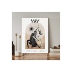 Dijital HD Baskı Kanvas Tablo Yay Burcu Kanvas Tablo Zodiac Burç Duvar Tablosu