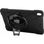 Dijital İndirim iPad Air 3 10.5 Inc Uyumlu Defender Standlı Zırhlı Silikon Tablet Kılıfı (Siyah)