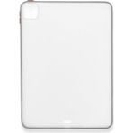 Dijital İndirim iPad Pro 11 Inch (2022-2021-2020-2018) Uyumlu Montreal Seri Silikon Tablet Kılıfı (Beyaz)