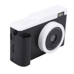 Dijital Kamera, 1080p 48MP Kamera, Fotoğraf Ve Video Için Arka Ve Ön Kameralar, Otomatik Nişan Ve Anti Sarma, 15x Optik Zoom, YouTube Için Selfee Kameralar (BLACK)