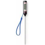 Dijital Mutfak Termometresi Paslanmaz Çelik Prob, Hızlı Ölçüm, Lcd Ekranlı Gıda Termometresi, Et Sıvı Hamur Ölçümü, 24 Cm Uzunluk