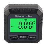 Dijital Seviye Kutusu Elektronik Seviye Açı Ölçer Küp İnklinometre Eğim Kutusu Masa Testere Gönye İletki Manyetik Açı Bulucu İletki Marangozluk Için İnklinometre Bina