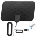 Dijital TV Anteni, Akıllı TV için Anten, 360 ° Resepsiyon, Destek 4K 1080p Akıllı Televizyon, Ayrılabilir Sinyal Amplifikatörü-Sinyal Güçlendirici-HDTV Anteni 10ft Koaksiyel HDTV Kablosu, Taşınabilir