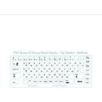 Dijitalist Baskı Dijital Baskı Rusça Q Klavye Sticker, Notebook ve Pc Uyumlu