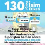 Dijitalist Baskı Okul Etiketi Kalem Defter Etiketi Süngerbob Özel Isim Yazılabilen Etiket - 130 Adet