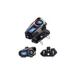 DIJITOOL Q58 Max Dijitool Kablosuz Motosiklet Kaskı İnterkom Çift Sürücü İletişimi 500m Stereo Mp3 FM Radyo