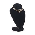 Dik Kadife Kumaşlı Kuyumcu Showroom Vitrin Takı Aksesuar Standı 10Cm X 16Cm
