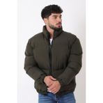 Dik Yaka Oversize Bomber Şişme Kışlık Mont Pldp 3018_50465 - Haki - XL