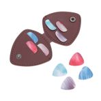 DIKACA 1 Takım Gitar Seçim Çantası Hediye Gitar Yardım Seçtikleri Plastik Gitar Seçim Gitar Performans Malzemeleri Plastik Mızrap Plastik Gitar Alır Gitar Penası Türkü Pvc Seçim Kutusu