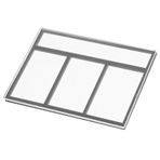 DIKACA 2 Adet Dollhouse Windows Mini Ölçekli Akrilik Minyatür Inşaat Dollhouse Mobilya Çerçevesi Sandbox Aksesuarları DIY Işçiliği Projeleri Için