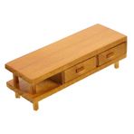 DIKACA evi tv dolabı dollhouse ev dekorasyon oyuncak evi mini televizyon dolabı aksesuar dekoratif evi dekorasyonu minyatür dolap minyatür peyzaj süsü küçük ev süsü Odun