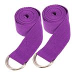 DIKACA Kompakt Germe Kayışı 2 Paket Yeniden Kullanılabilir Yoga Bandı Omuz Sırt Bacak Ve Bel Için Esnek Olmayan Egzersiz Bandı
