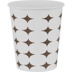 Dikbaş Plastik Yıldız Desenli Karton Bardak 7 Oz 50'li Paket