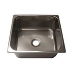 Dikdörtgen Evye. Paslanmaz Krom Lavabo. Tekne ve Karavan Evyesi