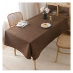 Dikdörtgen Pamuklu Keten Masa Örtüsü Mutfak Yemek Masası Yıkanabilir Masa Örtüsü Sehpa Parti Doğum Günü Düğün Bahçe Masası A için Boyut: 60x120 cm