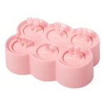 Dikdörtgen Pembe Buz Pop Maker Dondurma Silikon Kalıplar Buz Kalıp Buz Küpü Makinesi Şeker Çubuğu Popsicle Kalıpları Kapaklı Dıy Kalıp Mutfak Aksesuarları (Yurt Dışından) - Renkli