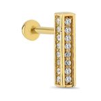 Dikdörtgen Piramit Model Tragus Piercing