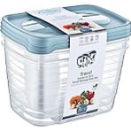 Dikdörtgen Quick Box 3 Lü Saklama Kabı