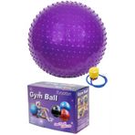 Dikenli Yoga Pilates Aeorobik Jimnastik Topu 65 Cm Mor Lyt1048