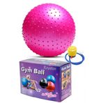 Dikenli Yoga Pilates Aeorobik Jimnastik Topu 65 Cm Pembe