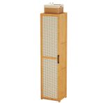Dikey ayakkabı rafı depolama nizer bağlantısız bambu ayakkabı dolabı kapı ile uzun dar ayakkabı rafı giriş koridor dolap yatak odası için 33cm derinlik