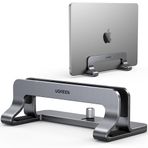 Dikey Bilgisayar Standı, Çift Yuvalı Ayarlanabilir Alüminyum Laptop Standı, MacBook /, Windows Dizüstü Bilgisayarlar, 13-17 İnç Laptoplar ile Uyumlu Masaüstü Tutucu – 20471