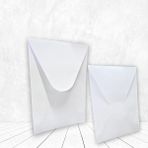 Dikey Davetiye Zarfı 50 Adet 12X18 Beyaz Zarf