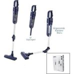 Dikey Elektrikli Pratik Süpürge, Ergonomik ve Katlanabilir Tasarım - Ahşap - Bej - Siyah - Seçenek 1