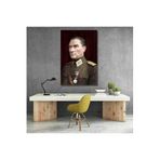 Dikey Kanvas Renkli Atatürk Tablosu Kanvas Ofis Ev Tablosu Duvar Dekoru