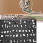 Dikiş Makinesi Preser Ayakları Kiti, Profesyonel Preser Ayakları Set Dikiş Yürüyüş Preser Ayakları Kit 52pcs Set Basın Ayakları Kiti Seti Ev Çok Fonksiyonel Dikiş Makinesi Parçası