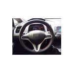 DİKİŞLİ DERİ DİREKSİYON KILIFI DAMARLI/NOKTALI DERİ KIRMIZI DİKİŞLİ HONDA CİVİC 2007-2012