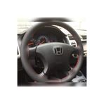 Dikişli Deri Direksiyon Kılıfı Noktalı Deri Kırmızı Dikişli Honda Civic Vtec 2 İçin NODKDHOCVT1050001