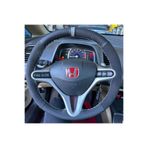 DİKİŞLİ DİREKSİYON KILIFI KARBON NUBUK DERİ GRİ YÜZÜK GRİ DİKİŞLİ HONDA CİVİC 2007 KASA KANUGYGD4HO9105001