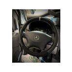 Dikişli Direksiyon Kılıfı Noktalı/nubuk Gri Yüzük Dikişli Mercedes Sprinter 2014 Sonrası Uyumlu