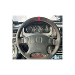 DİKİŞLİ DİREKSİYON KILIFI NUBUK NOKTALI DERİ KIRMIZI YÜZÜK KIRMIZI DİKİŞLİ HONDA CİVİC 2001 KASA NNKYKD1HCV05001