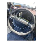 Dikişli Direksiyon Kılıfı Siyah Deri Gri Dikişli Iveco Tır Kamyon İçin DDKDIVECTK66110001