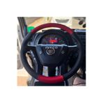DİKİŞLİ DİREKSİYON KILIFI SİYAH DERİ KIRMIZI DERİ SİYAH DİKİŞLİ IVECO STRALİS TIR KAMYON İÇİN DDYZKDSDEDİVC38