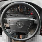 Dikişli Direksiyon Kılıfı Siyah Deri/dikişli 94 Mercedes E200 Için