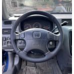 Dikişli Direksiyon Kılıfı Siyah / Noktalı Deri Siyah Dikişli Honda Cr-V / Civic Ls İçin