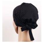 Dikişsiz Bağlamalı Tesettür Bone - Bağlamalı Bandana