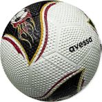 Dikişsiz Kauçuk Futbol Topu - Dikişsiz Kauçuk Teknoloji - Antrenman Topu - Dengeli Sekme - Beyaz - Siyah