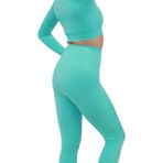 Dikişsiz Outdoor Toparlayıcı Zed Tayt Takım - GLINT.TAKIM.001 - L - Mint